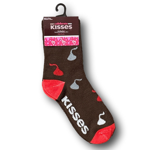 Kids Hershey Kisses Chocolate Funny Novelty Crew Socks - NWT